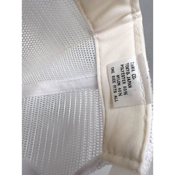 Vintage 80s BREN TEN Pistol Firearm Mesh Foam Trucker Hat Snapback - White Japan - Picture 8 of 9